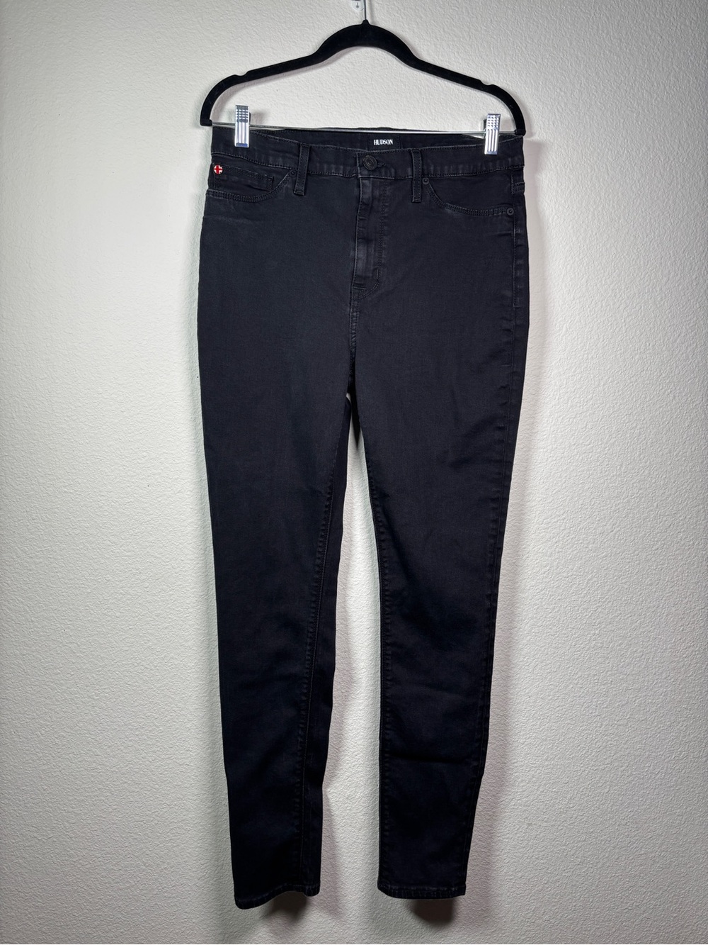 Hudson Blair Super Skinny Jeans Women’s Size 31 Black High Rise Stretch Denim